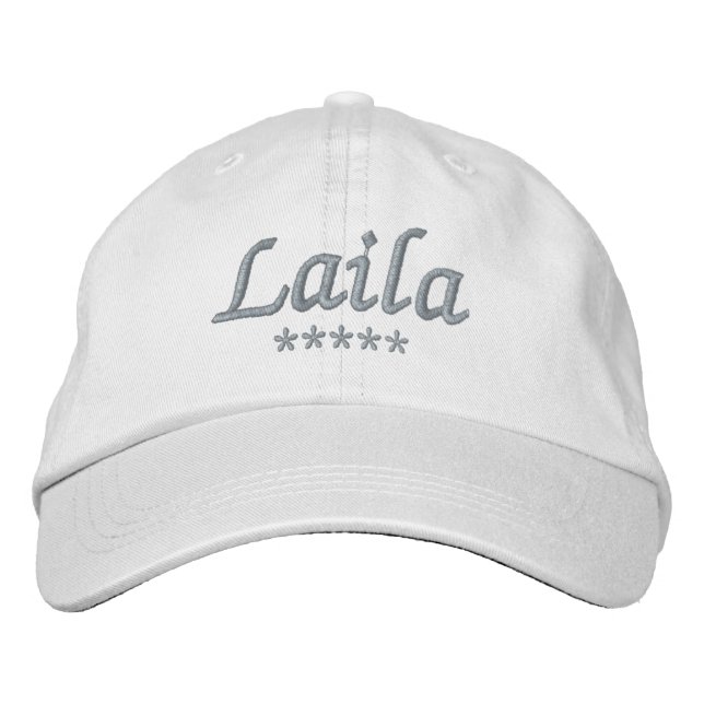 Laila Name Embroidered Hat (Front)