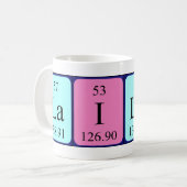 Lailah periodic table name mug (Front Left)