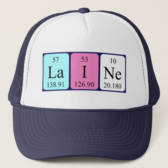 Laine periodic table name hat (Front)