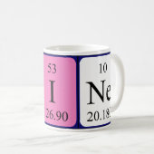 Laine periodic table name mug (Front Right)