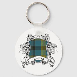 Laing Tartan Shield Key Ring