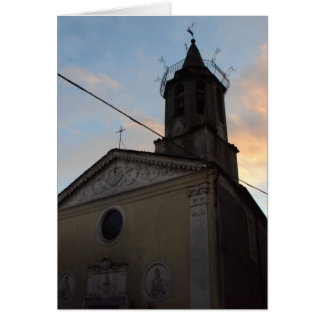 Laino Borgo Church Sunset