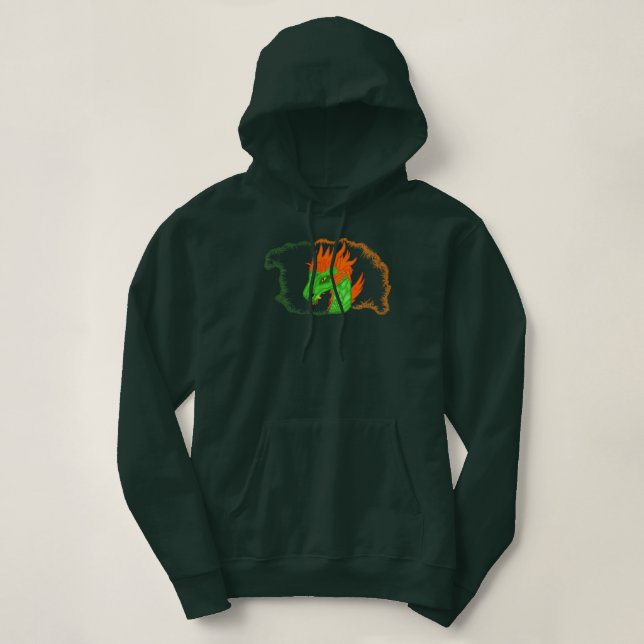 Lair Of The Fire Dragon  Hoodie (Design Front)