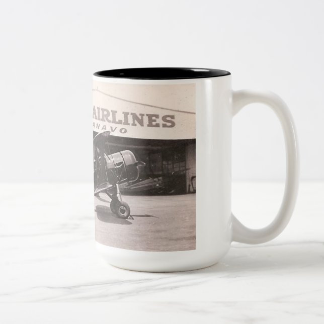 Laird LCW300, NC14803 Boston Airport Two-Tone Coffee Mug (Right)