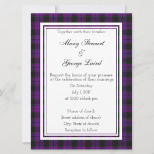 Laird Scottish Wedding Invitation