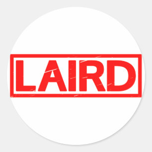 Laird Stamp Classic Round Sticker