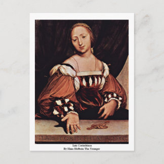 Lais Corinthiaca By Hans Holbein The Younger Postcard