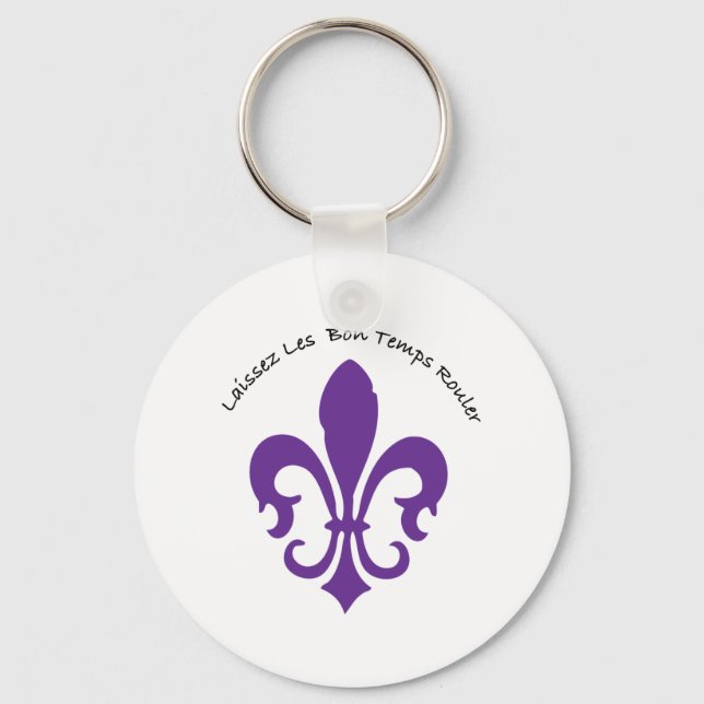Laissez les bon temps rouler key ring (Front)