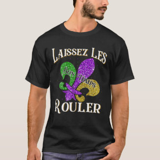Laissez Les Bon Temps Rouler Mardi Gras 2022 Fleur T-Shirt