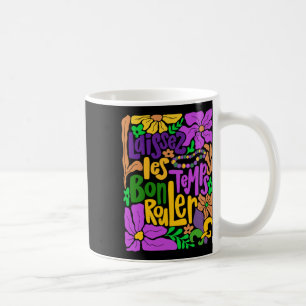 Laissez Les Bon Temps Rouler Mardi Gras Beads Boho Coffee Mug