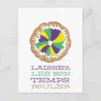 Laissez Les Bon Temps Rouler Mardi Gras King Cake