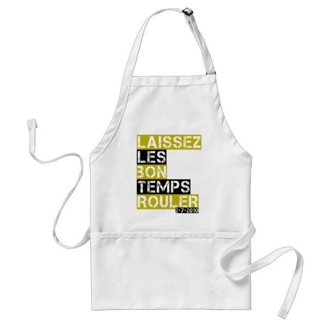 Laissez les bon temps rouler standard apron (Front)