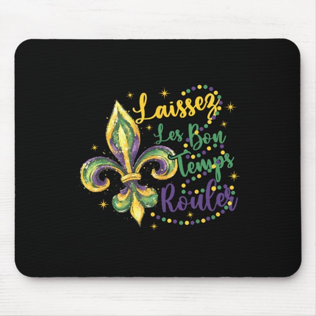 Laissez Les Bons Temps Rouler 1  Mouse Mat (Front)