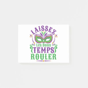 Laissez Les Bons Temps Rouler Mardi Gras Post-it Notes