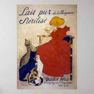 Lait pur stérilisé de la Vingeanne, Steinlen Poster