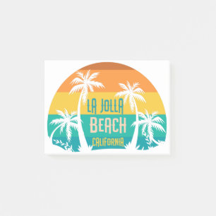 LaJolla Beach Retro Post-it Notes
