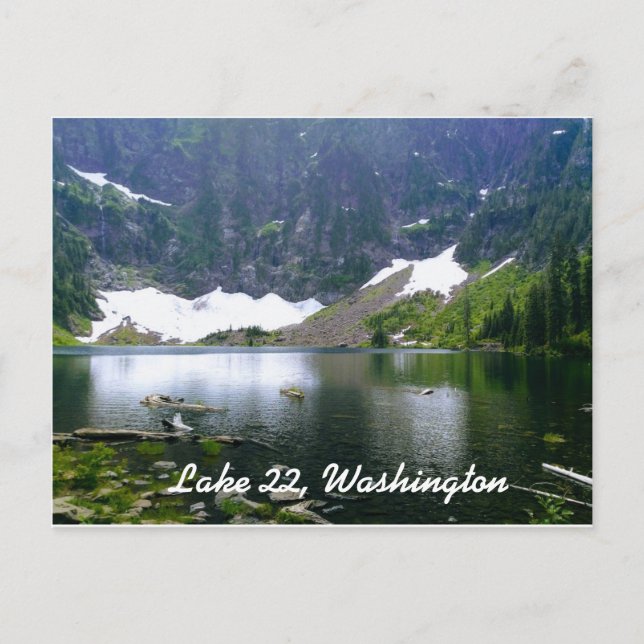Lake 22, Washington postcard (Front)