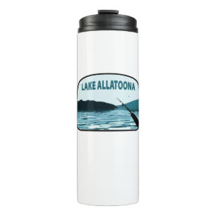 Lake Allatoona Georgia Fishing Rod Thermal Tumbler