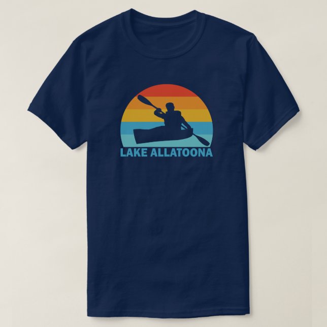 Lake Allatoona Georgia Kayak T-Shirt (Design Front)