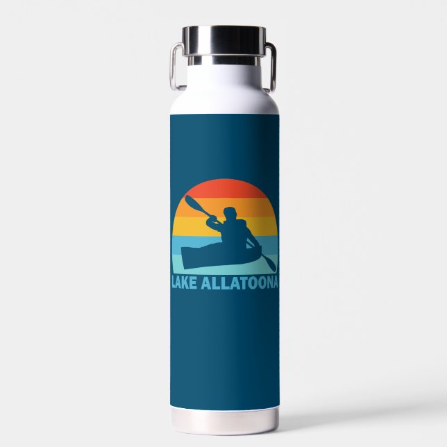Lake Allatoona Georgia Kayak Water Bottle (Front)