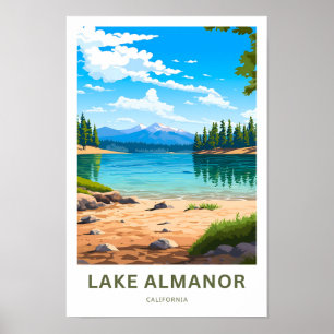 Lake Almanor California Travel Print