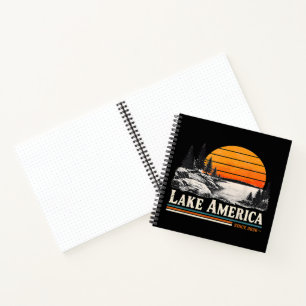 Lake America 2026 Vintage Notebook