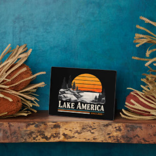 Lake America 2026 Vintage Plaque