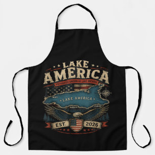 Lake America USA Previously Funny Patriotic Apron