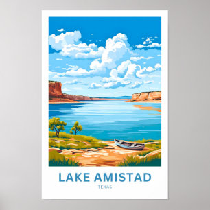 Lake Amistad Texas Travel Print