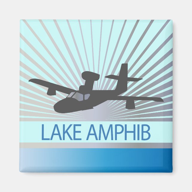 Lake Amphib Aviation Magnet (Front)