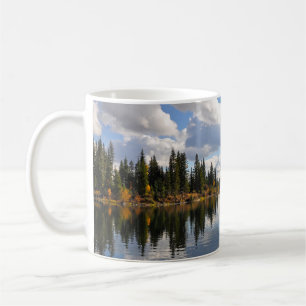 Lake and forest scene coffee mug
