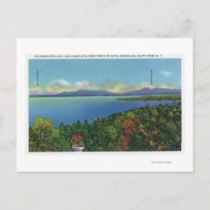 Lake and Green Mountains Postcard