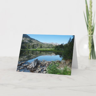 Lake and Reflection, Blank Greeting Card