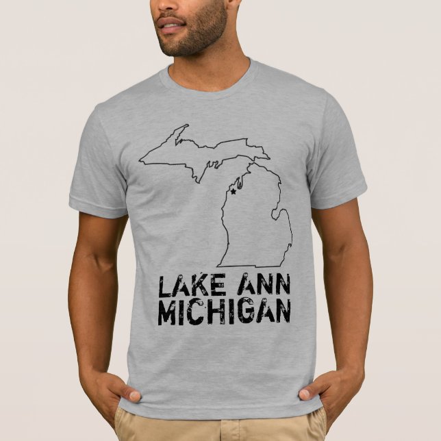 Lake Ann Michigan T-Shirt (Front)