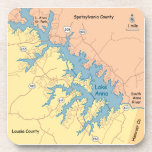 Lake Anna, VA Coaster<br><div class="desc">Lake Anna Drink Coasters</div>