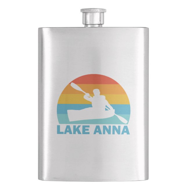 Lake Anna Virginia Kayak Hip Flask (Front)