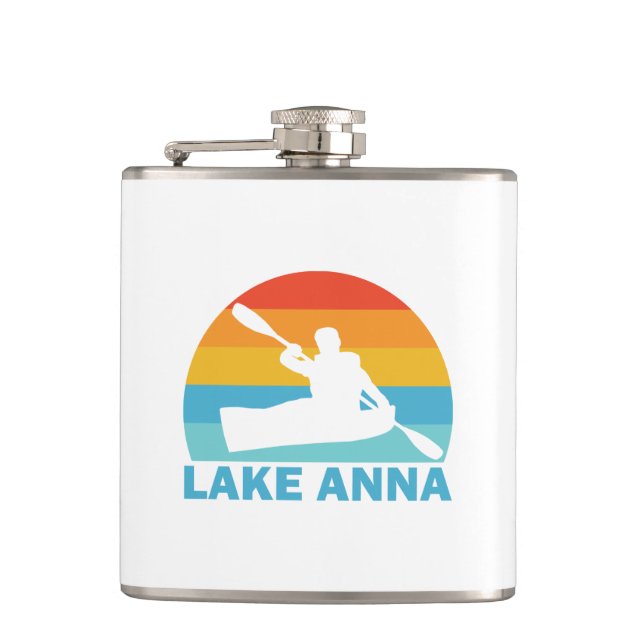 Lake Anna Virginia Kayak Hip Flask (Front)