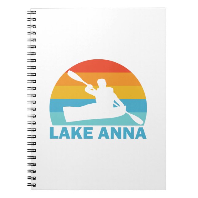 Lake Anna Virginia Kayak Notebook (Front)
