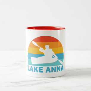 Lake Anna Virginia Kayak Two-Tone Coffee Mug