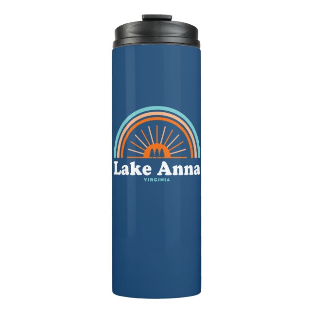 Lake Anna Virginia Rainbow Thermal Tumbler (Front)