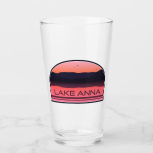 Lake Anna Virginia Red Sunrise Glass