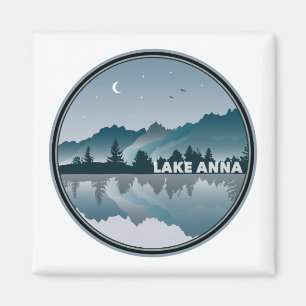 Lake Anna Virginia Reflection Magnet