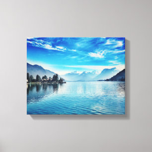 Lake Annecy - Baie de Talloires Canvas Print