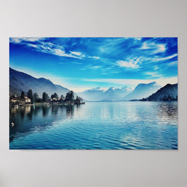 Lake Annecy - Baie de Talloires  Poster (Front)