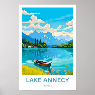 Lake Annecy France Travel Print