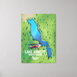 Lake Annecy,Haute-Savoie ,france Canvas Print