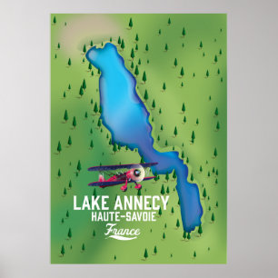 Lake Annecy,Haute-Savoie ,france Poster