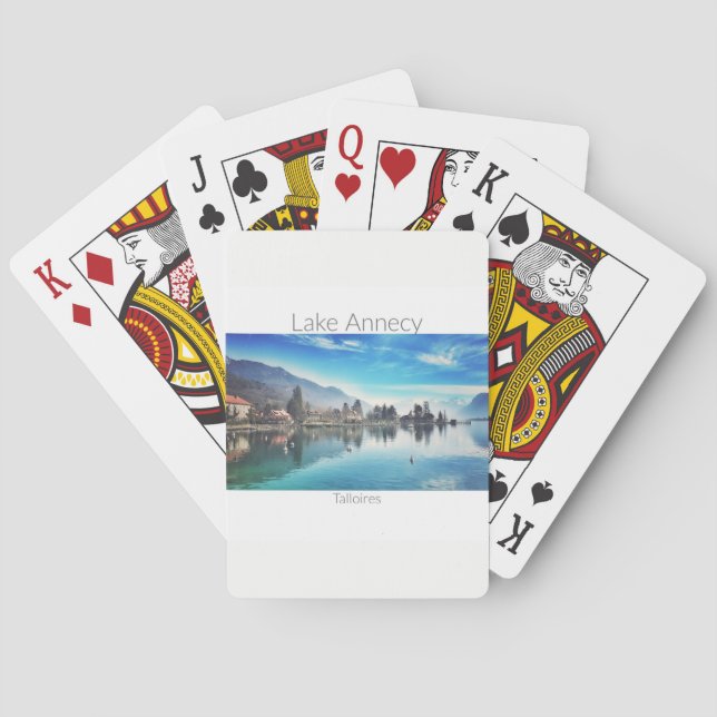Lake Annecy - Talloires Playing Cards (Back)