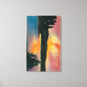 Lake Arrowhead at SunsetLake Arrowhead, CA Canvas Print