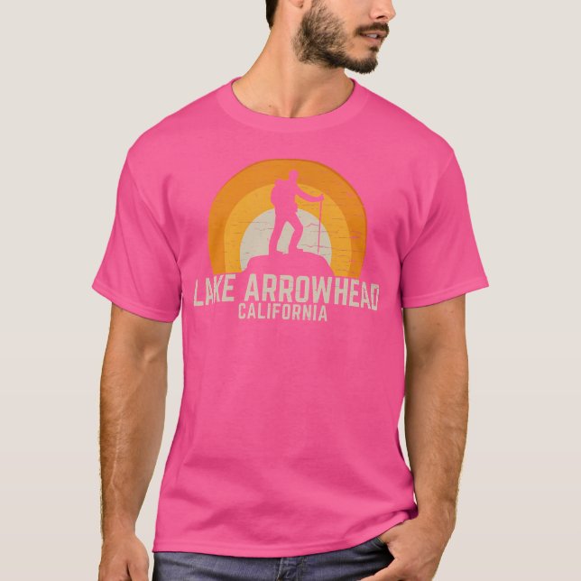 Lake Arrowhead California Hiking T-Shirt (Front)